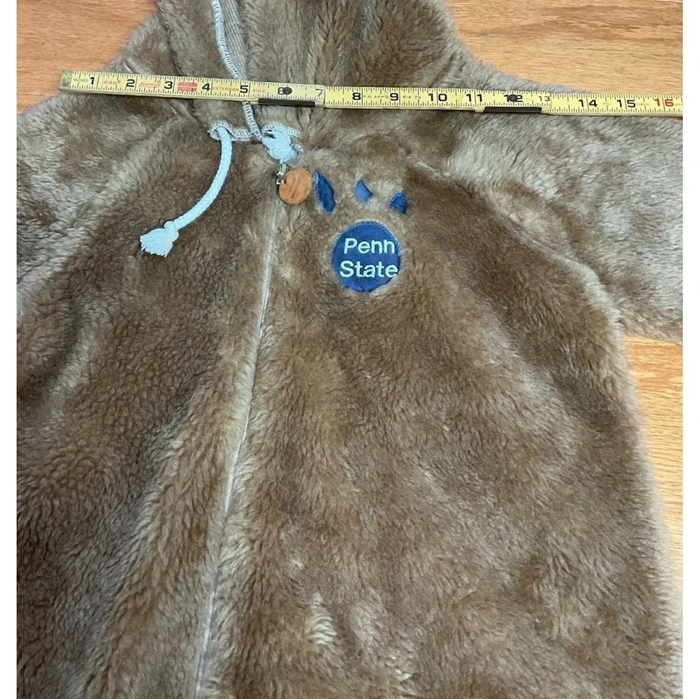 vtg team mascots Penn State Nittany Lions Kids Faux Fur Mascot Costume Zip Up 4